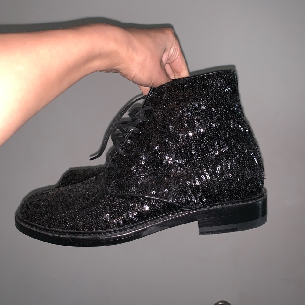 saint Lauren women boots black